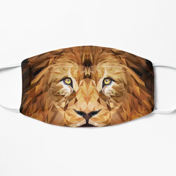 Low-poly lion Flat Mask RB1710 product Offical vinland saga Merch